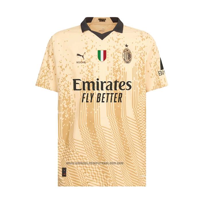 Tailandia Camisola AC Milao Goleiro 2022-2023